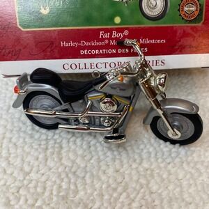 Hallmark Keepsake Ornament Harley Davidson Fat Boy Motorcycle Collector Series